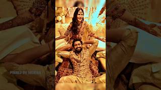 Vicky kaushal and katrina kaif mehndi❤😘 viralvideo shortvideo [upl. by Rashidi847]