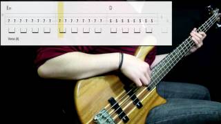 Black Sabbath  Paranoid Bass Cover Play Along Tabs In Video [upl. by Fifi]