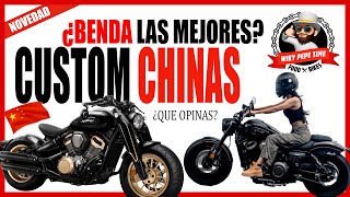 🚀 BENDA motos Custom CHINAS con ACABADOS de LUJO ¿A la Altura de Japón y USA 🏍️ ¡OPINA [upl. by Harilda]