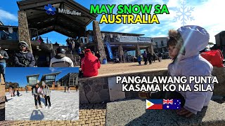 Pangalawang punta ko sa Snow kasama ko na family ko I Buhay Mekaniko sa Australia Vic I Mt Buller [upl. by Yeroc560]