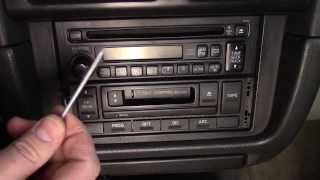 How to remove a car stereo radio [upl. by Neirda338]