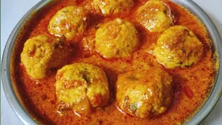 Chicken Kofta Curry Recipe  चिकन कोफ्ता करी Chicken Meatballs recipe Restaurant StyleCookbooks [upl. by Eihcra285]