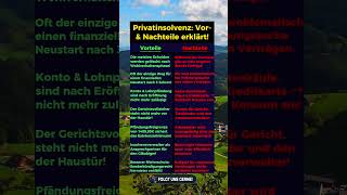 Was spricht für eine Privatinsolvenz [upl. by Madian738]