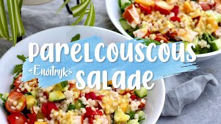 Gezonde en vullende parelcouscous salade  Eiwitrijk [upl. by Hoes305]