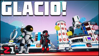 Going to Glacio  Research Titanium Iron and MORE Astroneer Multiplayer Ep 3  Z1 Gaming [upl. by Oinotnaocram488]