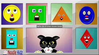 Lets Learn Shapes and Colors with Tommy the Cat  Preschool Educational Shapes Song for Kids [upl. by Owen]