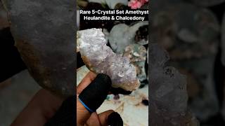 Exclusive Healing Crystal Lot Amethyst Stilbite Apophyllite amp More 💎  GEMS by AK [upl. by Einrae]