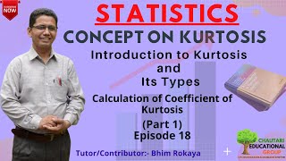 Statistics Introduction to Kurtosis and its Types Coefficient of Kurtosis Episode 18  In Nepali [upl. by Animrelliug]