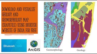 Download Geology amp Geomorphology shapefile from Bhukosh for Free [upl. by Ahsikan]