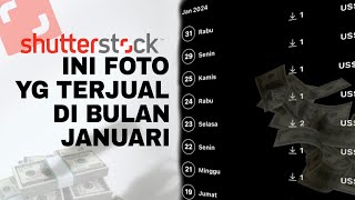 Review foto yang terjual di bulan Januari 2024  Bedah Portofolio Shutterstock [upl. by Milt632]