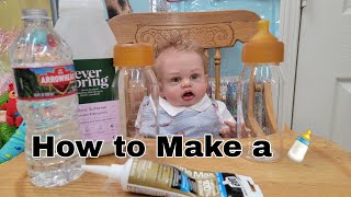 How To Make Fake Formual Bottles For Reborn Babies With QUODDLE Bottles Morning Routine For Toddler [upl. by Annehs]