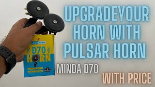 Bajaj Pulsar Minda D70 Horn Unboxing With Price unominda pulsar150 [upl. by Rapsag]