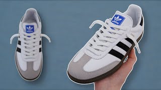 How To Lace Adidas Samba Loosely BEST WAY [upl. by Bev191]