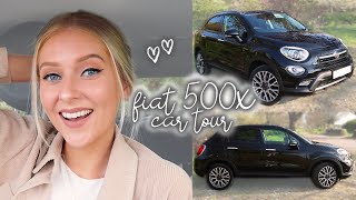 NEW car tour Fiat 500X 🥰 what’s in my car amp in depth review [upl. by Avelin621]