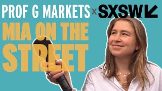 Prof G Markets LIVE x SXSW at Atlassian  Mia on the Street [upl. by Enilrad]