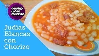 JUDIAS BLANCAS CON CHORIZO EN OLLA GM [upl. by Aimit]