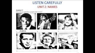 Listen carefully Unit 2 [upl. by Peirsen45]