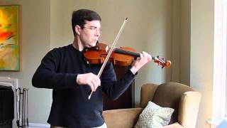 Nathan Cole violin Schumann scherzo [upl. by Slerahc]