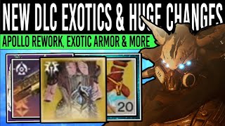 Destiny 2 NEW EXOTIC ARMOR amp APOLLO BONUSES Festival WEAPON Secret Destination Armor Rework [upl. by Nylasor]