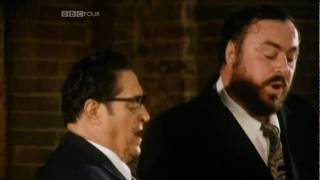 Panis Angelicus  Pavarotti Father amp Son Duet [upl. by Wellesley]