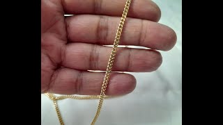 Curb Chain 9ct Gold 14g 24 inches  Gold Collections [upl. by Thgiwd]