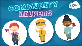 Community Helpers for Kids  Jobs amp Occupations for Preschool and Kindergarten  Kids Academy [upl. by Harrietta]