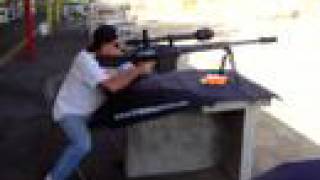 50 BMG Huge Muzzle Blast [upl. by Ecilahc302]