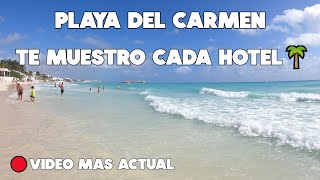 Todos Los Hoteles De Playa Del Carmen🔴7 Enero 2024  Actualización Soleado Hoy [upl. by Kcirdot]