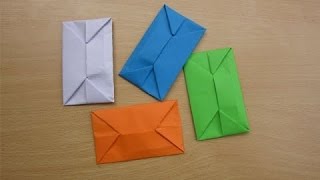 Hoe maak je een kleine papieren envelop te maken zonder Lijm  Easy Tutorials  10 Minutes [upl. by Hodgkinson]