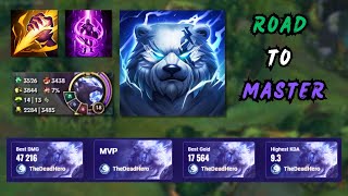 Volibear Jungle amp Teleport Riot Made Volibear Broken Op Revitilize Peak Road To Master [upl. by Aicilra133]