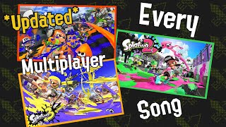 Every Splatoon 1 2 amp 3 Multiplayer Battle Song [upl. by Alusru29]