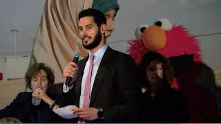 Hassan Jameel speech for Action for Refugee Education [upl. by Rennob]