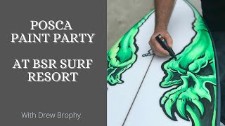 Posca Paint Party x Lost Surfboards Demo x BSR Surf Resort in Waco Texas with Drew Brophy [upl. by Edmond]