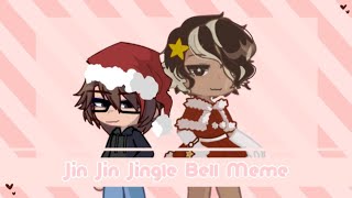 Jin Jin Jingle Bell Animation Meme  GachaLife 2  Art  Collab with FallenSnow [upl. by Naashar]