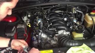 Installing a oil catch can on a Ls1 [upl. by Epuladaugairam]