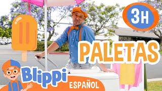 Paletas de colores  Blippi Español  Videos educativos para niños  Aprende y Juega [upl. by Nytsud83]