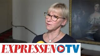 Margot Wallström om att Sverige inte skriver på FNförbud mot kärnvapen [upl. by Dnalyr]