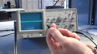 Oscilloscope operation part 2 [upl. by Eidna]