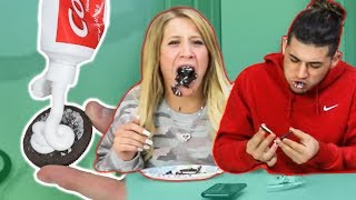 TOOTHPASTE IN OREO PRANK HILARIOUS REACTIONS [upl. by Ashly]