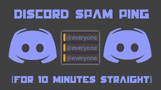 Discord Spam Ping Notification Sound For a full 10 minutes [upl. by Emmie]