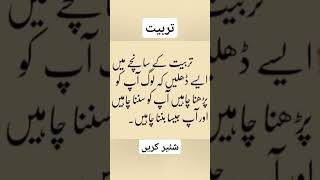 Tarbiyat Ke Sanchay Main Aisay Dhalain quotes urdu aqwalezareen status best youtubeshorts [upl. by Sirotek]