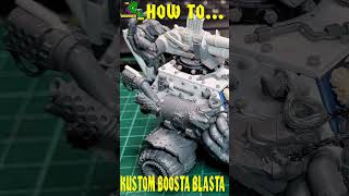 Kustom Boosta Blasta Kitbashed from Rukka Trukk Squig Buggy [upl. by Inttirb159]