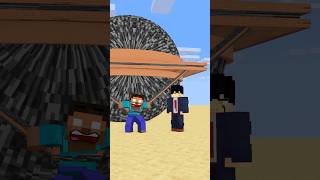 HELP Herobrine To Power Up Pull With Bigger And Bigger Bedrock friendship shorts trending anime [upl. by Searcy]