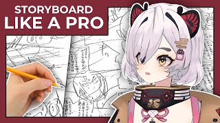 How To Draw PROFESSIONAL Storyboards For A Comic Manga And Webtoon Series [upl. by De]