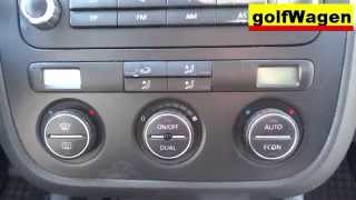 VW Golf 5  VW Jetta  VW Passat B6  how to testing climatronic  climatronic test [upl. by Zeeba]