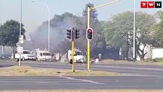 Cash in transit heist in Boksburg [upl. by Rachaba]