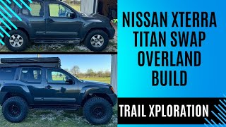 Nissan Xterra Pro 4X Titan Swapped Overland Rig Walk Around Video [upl. by Nnagrom]