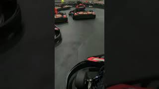 Crash at Teamsport go karting Leeds ☠️🤕☠️ [upl. by Nosral194]