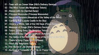 Ghibli Piano Collection Relaxing Piano Music  Studying Coffee Reading Healing  Ghibli Music [upl. by Alita]