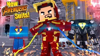 Minecraft Adventure  NEW INFINITY WAR SUPERHERO SUITS [upl. by Acissj625]